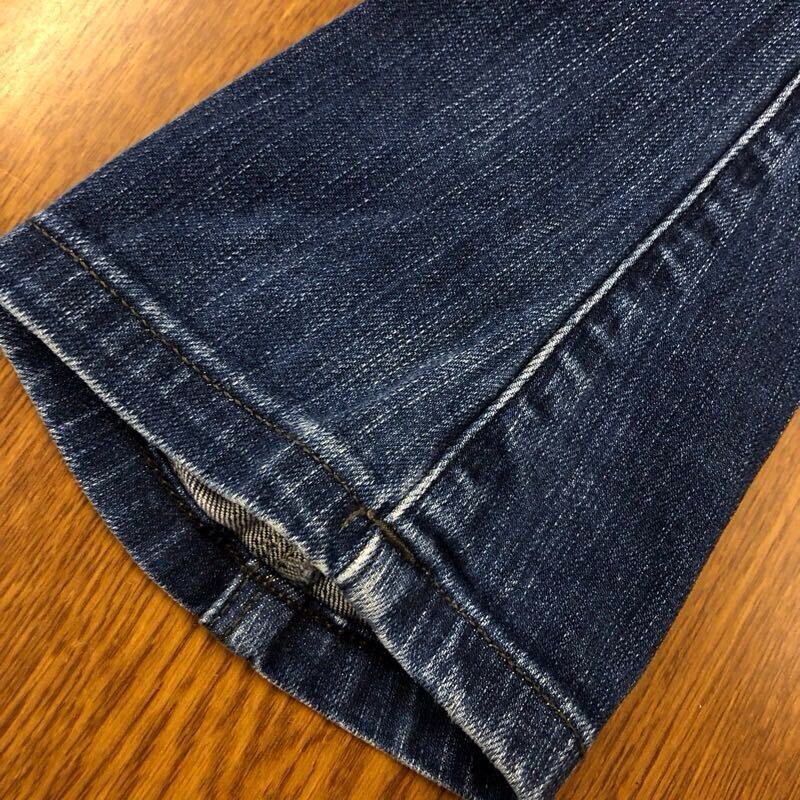 【FC348】G-STAR RAW W27 L32 色落ち加工 ジーンズ デニムパンツ ストレッチ生地 股上浅 ポケット浅 ブランド古着 ジースターロウ 送料無料_画像10