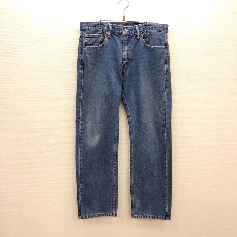 【FC398】Levi's 505 W35 L30 ジーンズ ジーパン デニムパンツ メンズブランド古着 リーバイス505 ボタン裏刻印3757 送料無料_画像2