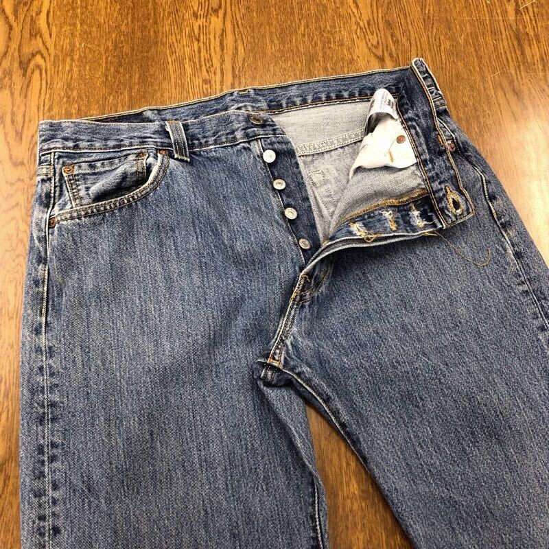 【FC400】Levi's 501 W36 L32 定番ストレート ジーンズ ジーパン デニムパンツ メンズブランド古着 リーバイス501 送料無料