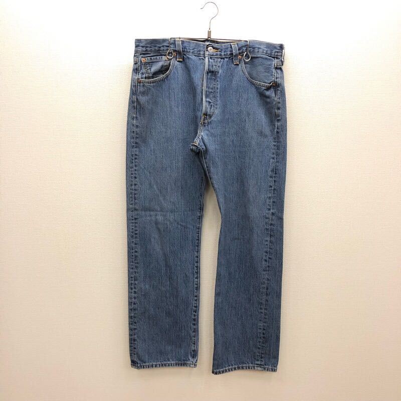 【FC400】Levi's 501 W36 L32 定番ストレート ジーンズ ジーパン デニムパンツ メンズブランド古着 リーバイス501 送料無料