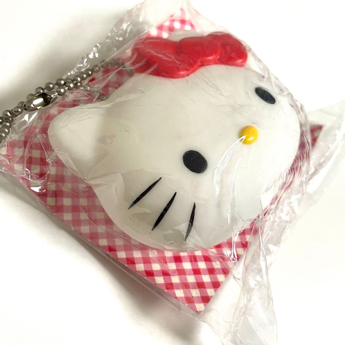 レア サンリオ レトロ キティちゃん ケース ポーチ キーホルダー 未使用 希少 フェイス Sanrio kitty