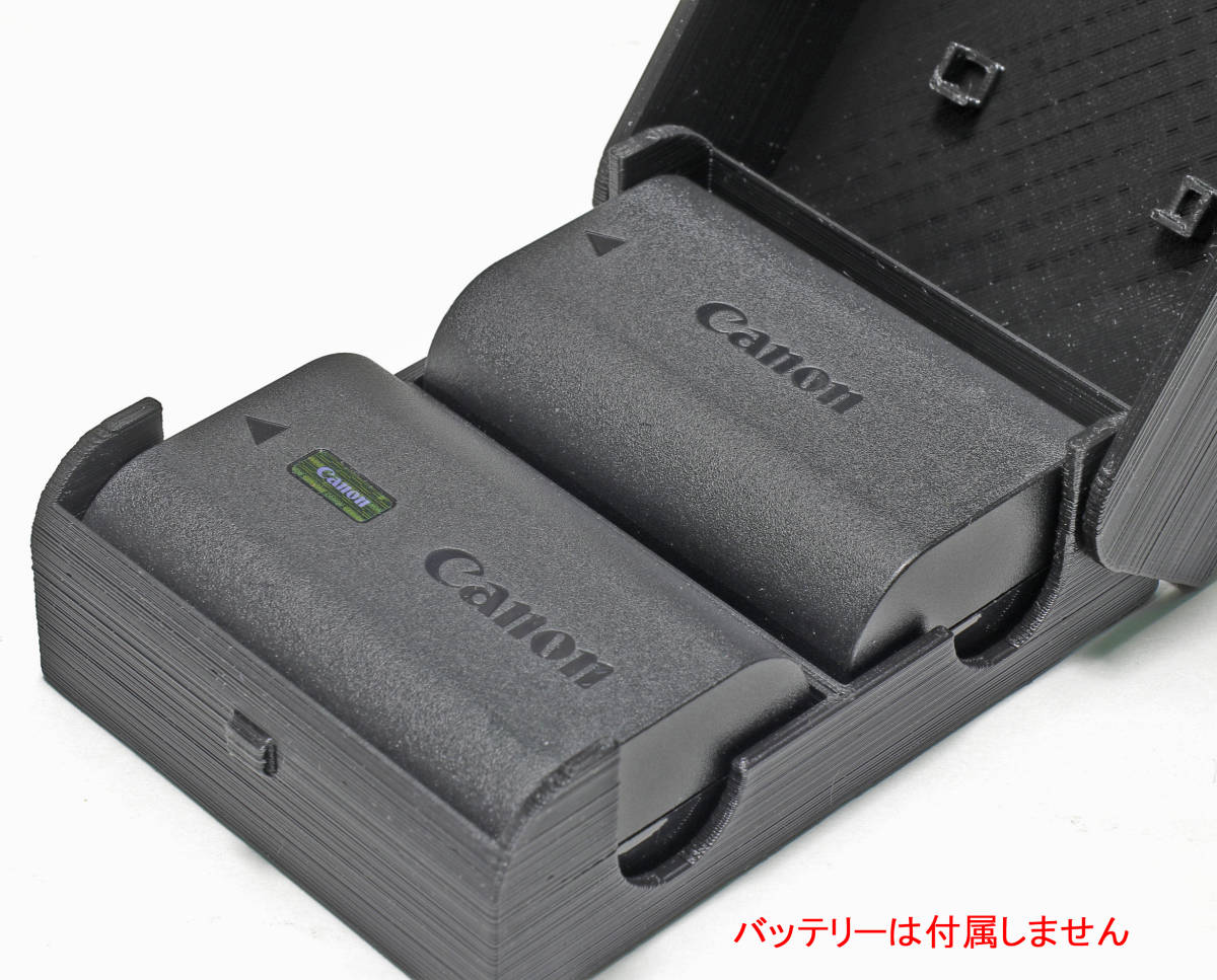 Canon　キャノン LP-E6 バッテリーケース　バッテリー SDカード　2個収納　ミラーレス　一眼レフ