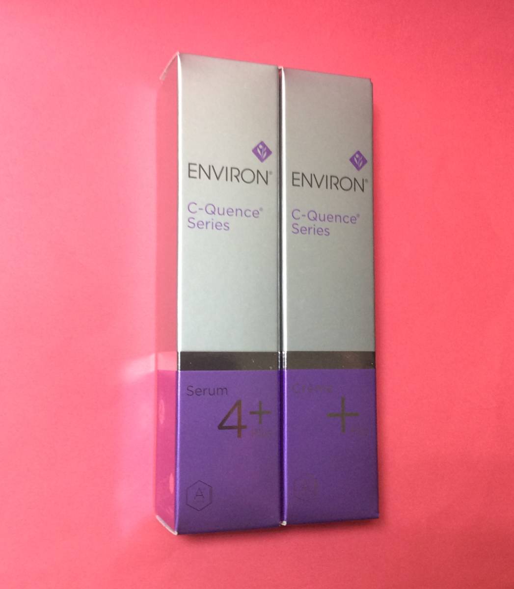 C-QUENS Serum 4 Plus &amp; C-Quens Cream Plus ☆ 2-часовой набор ☆ Environ ☆ буква P плюс доставка ☆ Связанная ☆ Транзакция OK ☆ Новая ☆ ☆ ☆