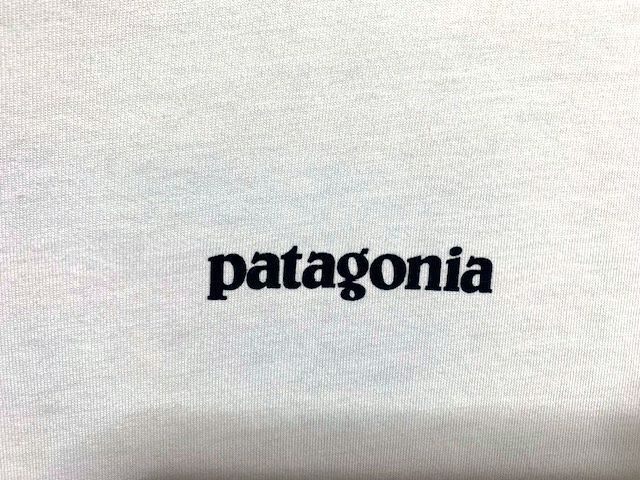 ☆20SS 美品 patagonia パタゴニア P-6 LOGO ORGANIC T-SHIRT ロゴプリント オーガニックコットンTシャツ ホワイト Sの画像5