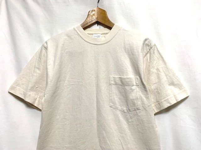 ★USA製 美品　CAMBER Special Edition キャンバー　Pocket Tee ヘビーウェイトコットン ポケットTシャツ オフホワイト S_画像2