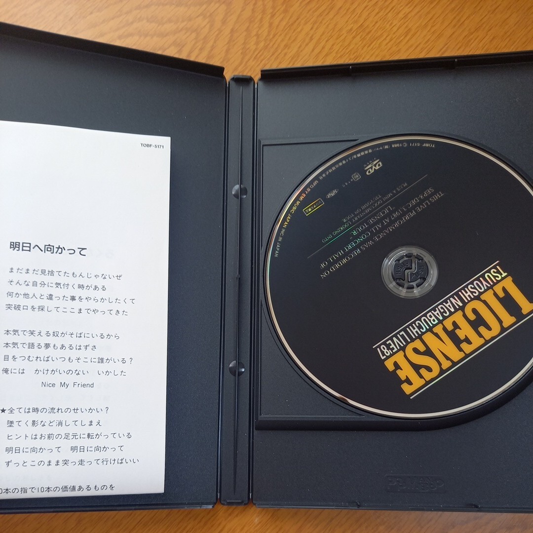 LICENSE 長渕剛 DVD 中古 ライブ盤 ネコポス230円の画像4