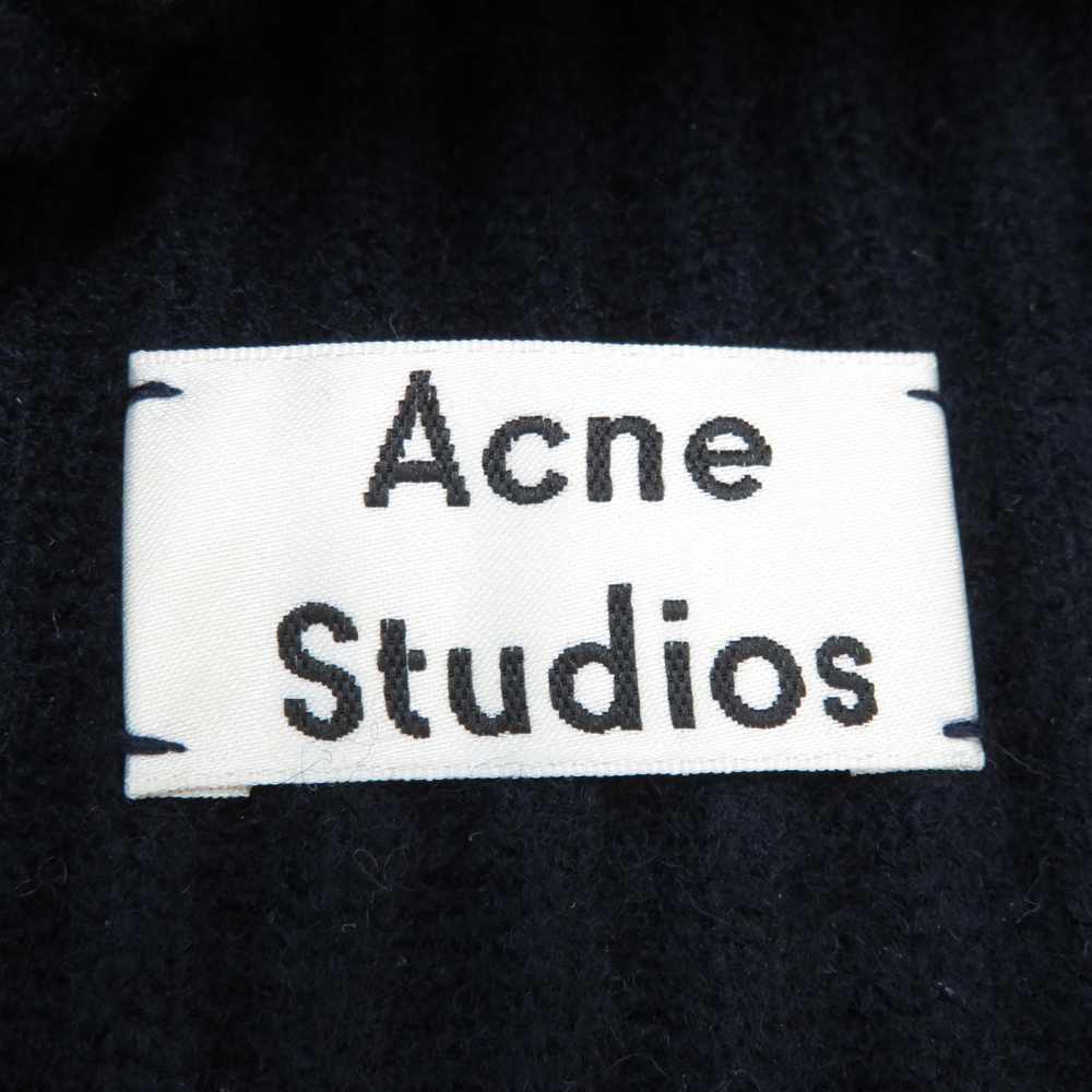 ACNE studios Acne s Today oz knitted cap Beanie navy series [240101136330] men's 