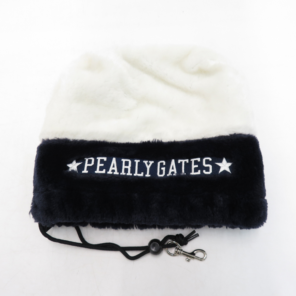 PEARLY GATES パーリーゲイツ ボア ヘッドカバー 6点セット ネイビー系 DR,FW×3,UT,IR [240101137628] ゴルフウェア_画像7