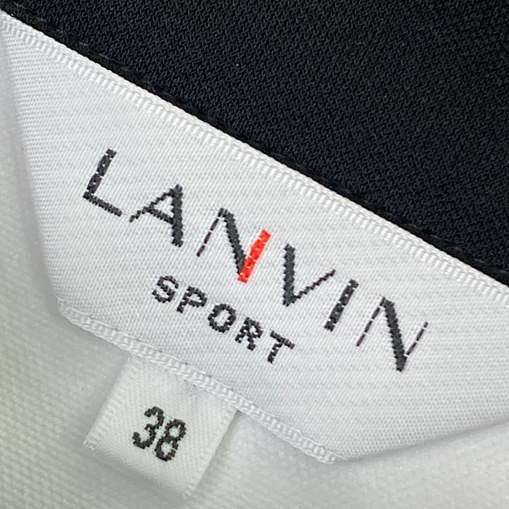 LANVIN SPORT ランバン スポール 半袖シャツ ホワイト系 38 [240101144717] ゴルフウェア レディース_画像3