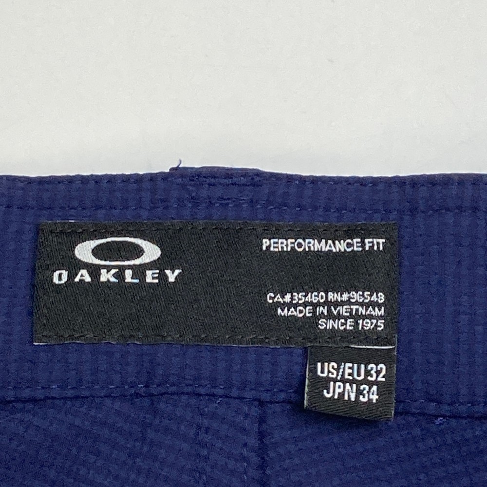 OAKLEY オークリー ハーフパンツ スカル刺繍 ネイビー系 JPN34 [240101119892] ゴルフウェア メンズ_画像3