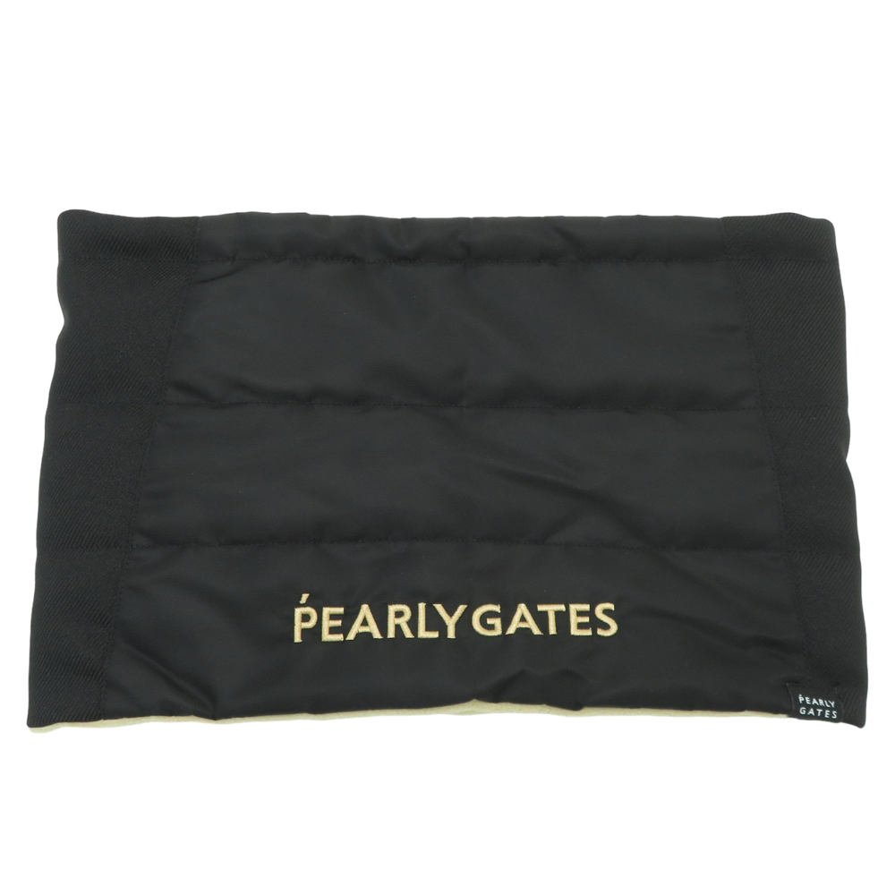 PEARLY GATES パーリーゲイツ 2022年モデル 裏フリース ネックウォーマー ブラック系 FR [240101145522] ゴルフウェア_画像1