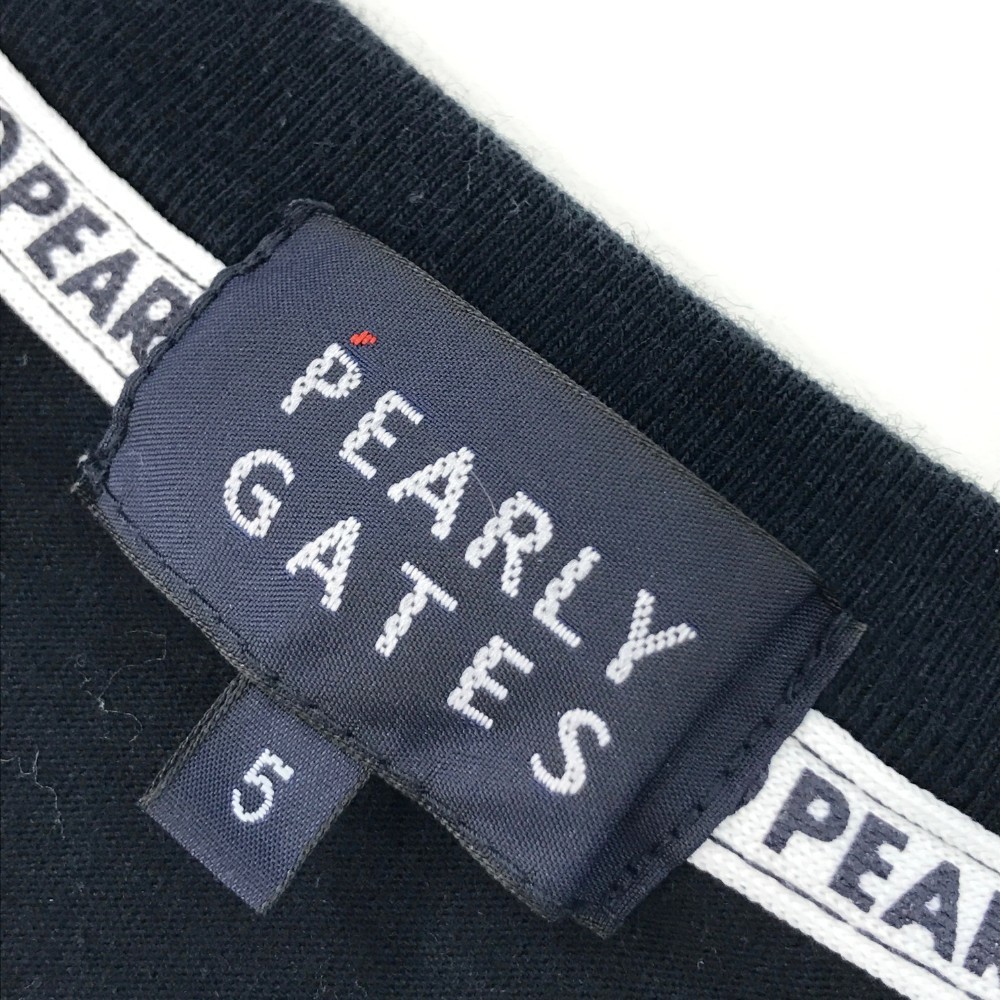PEARLY GATES パーリーゲイツ 30周年モデル 半袖Tシャツ ネイビー系 5 [240101139719] ゴルフウェア メンズ_画像4