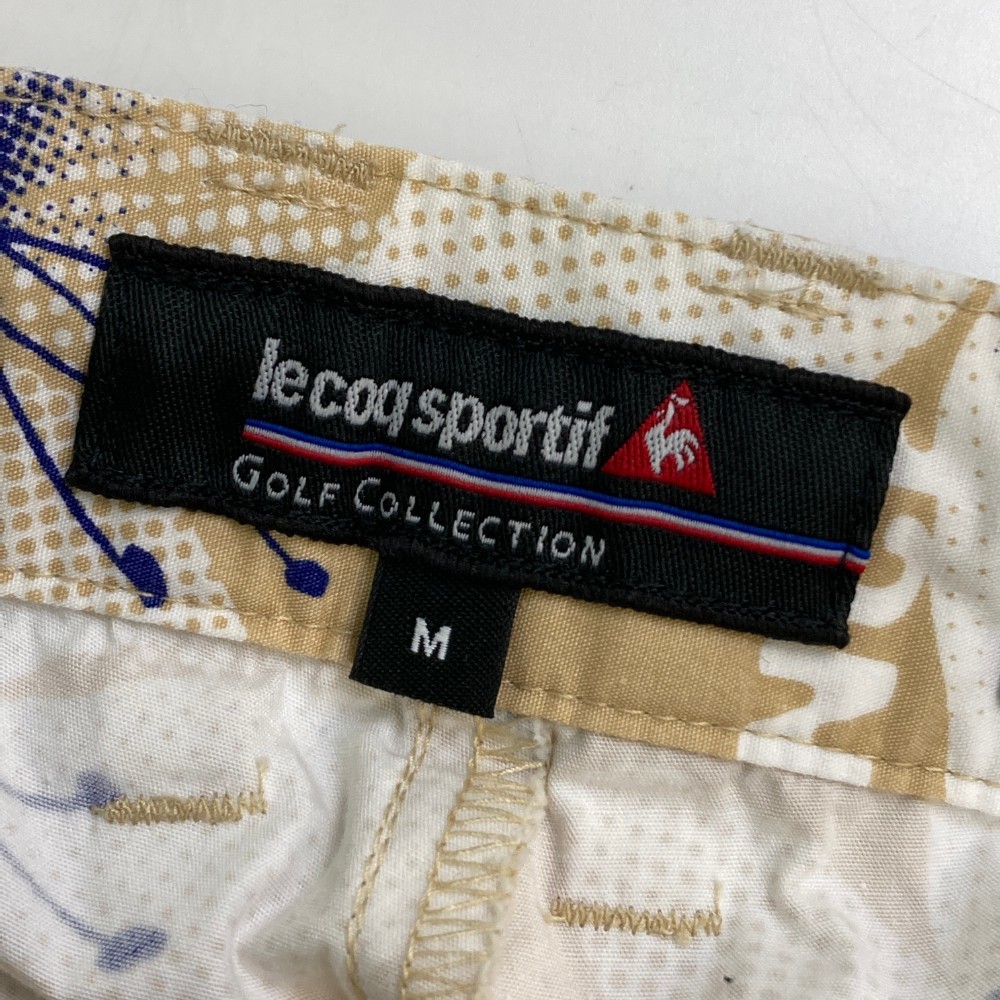LECOQ GOLF ルコックゴルフ ハーフパンツ ベージュ系 M [240101142884] ゴルフウェア メンズ_画像3