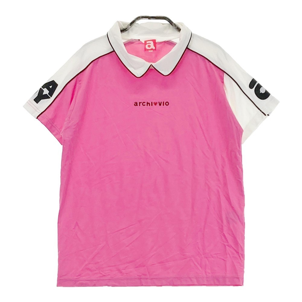 ARCHIVIO アルチビオ A859302 半袖襟付きTシャツ ピンク系 38 [240001542788] ゴルフウェア レディース