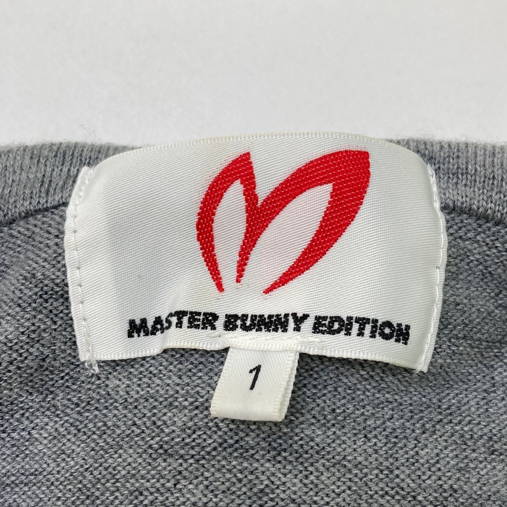 【1円】MASTER BUNNY EDITION マスターバニーエディション ウールニットジップパーカー グレー系 1 [240101126612] レディース_画像3