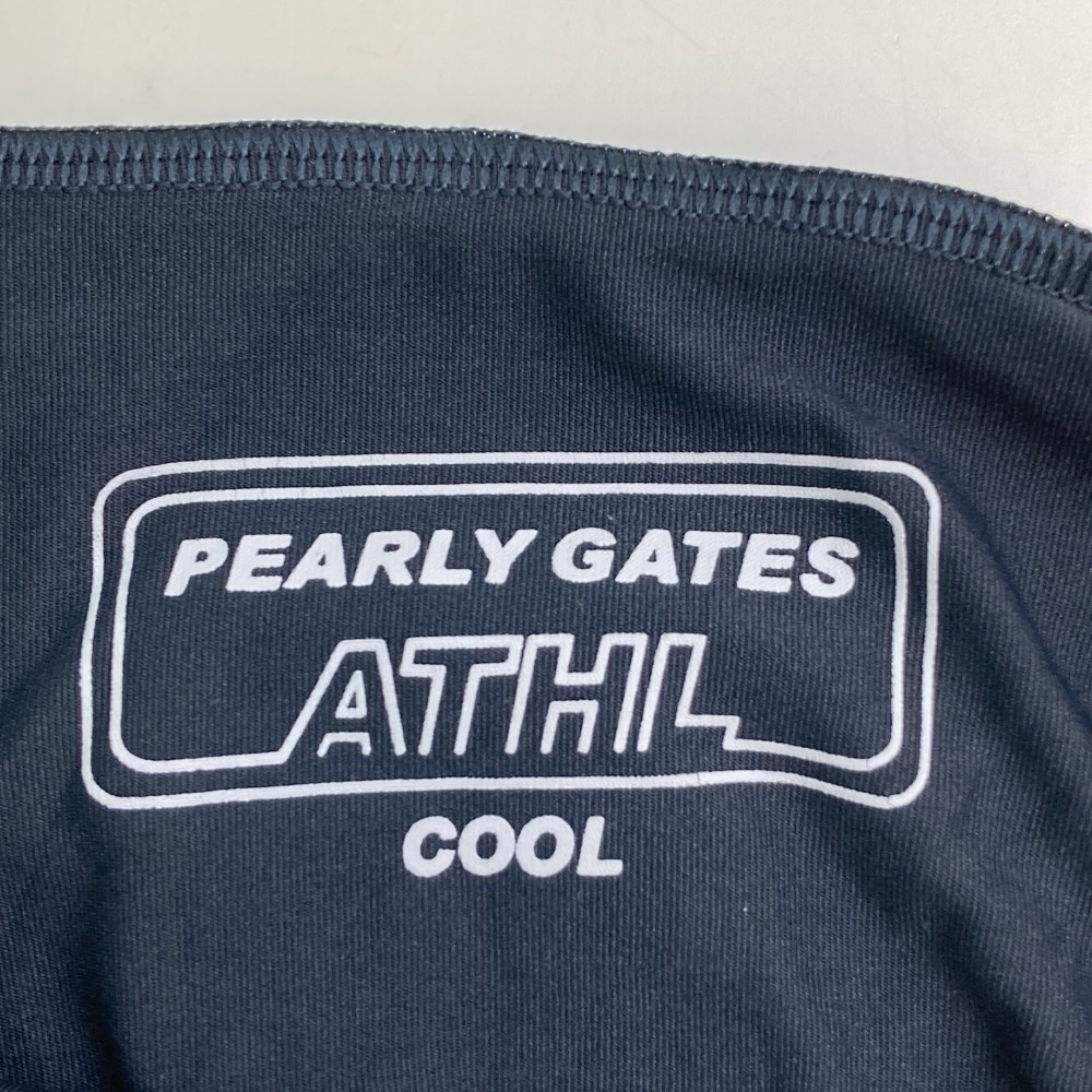 PEARLY GATES パーリーゲイツ ハイネック 長袖 インナーTシャツ COOL ブラック系 5 [240101044913] ゴルフウェア メンズの画像3