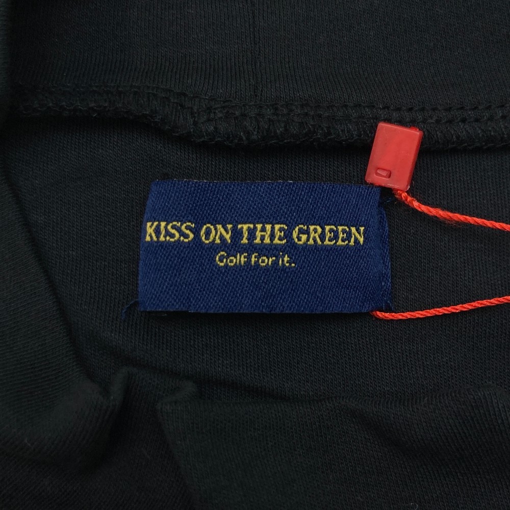 【新品】KISS ON THE GREEN キスオンザグリーン ハイネック ノースリーブシャツ ブラック系 3 [240101050684] ゴルフウェア レディースの画像3