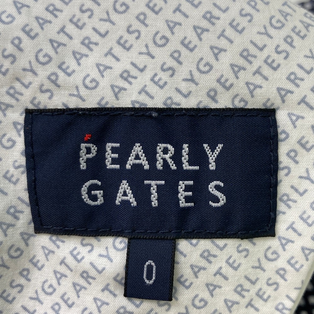 PEARLY GATES パーリーゲイツ シアサッカー ジョガーパンツ チェック柄 ネイビー系 0 [240101033424] ゴルフウェア レディース_画像3