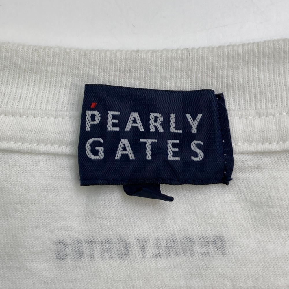 PEARLY GATES パーリーゲイツ 半袖Tシャツ ホワイト系 5 [240101045489] ゴルフウェア メンズ_画像3
