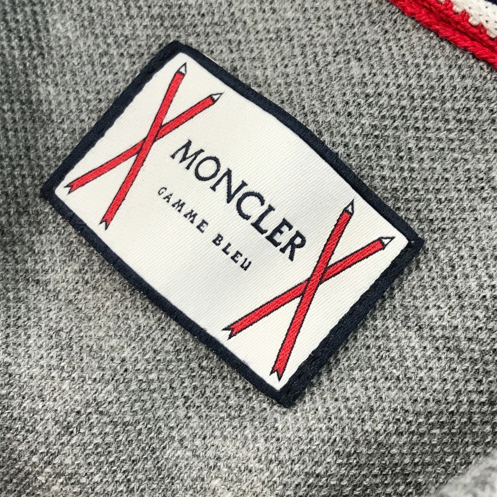 MONCLER モンクレール C13918316800 半袖ポロシャツ ガムブルー グレー系 XS [240101035101] メンズ_画像5