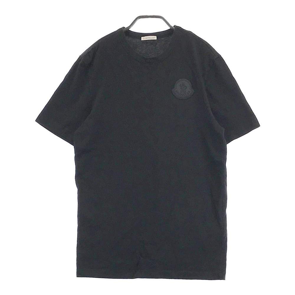 MONCLER モンクレール G10918C7E210 半袖Tシャツ ブラック系 XS [240101035102] メンズ_画像1