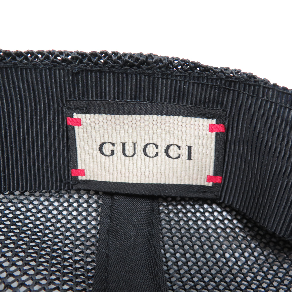 GUCCI グッチ 426887 4H813 メッシュ ベースボールキャップ GGスプリーム タイガー ベージュ系 L(59cm) [240101123990] メンズ_画像5