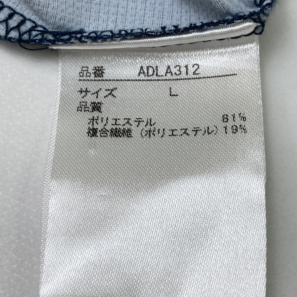 ADMIRAL アドミラル モックネック 半袖Tシャツ 総柄 ネイビー系 L [240101021569] ゴルフウェア レディース_画像4