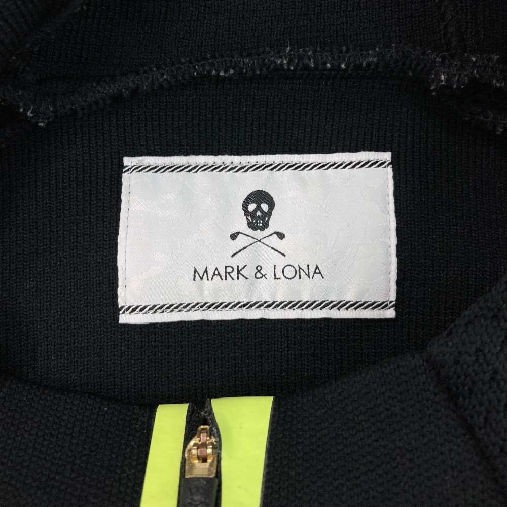 MARK&LONA Mark and rona половина Zip вязаный Parker оттенок черного 40 [240001883766] Golf одежда женский 