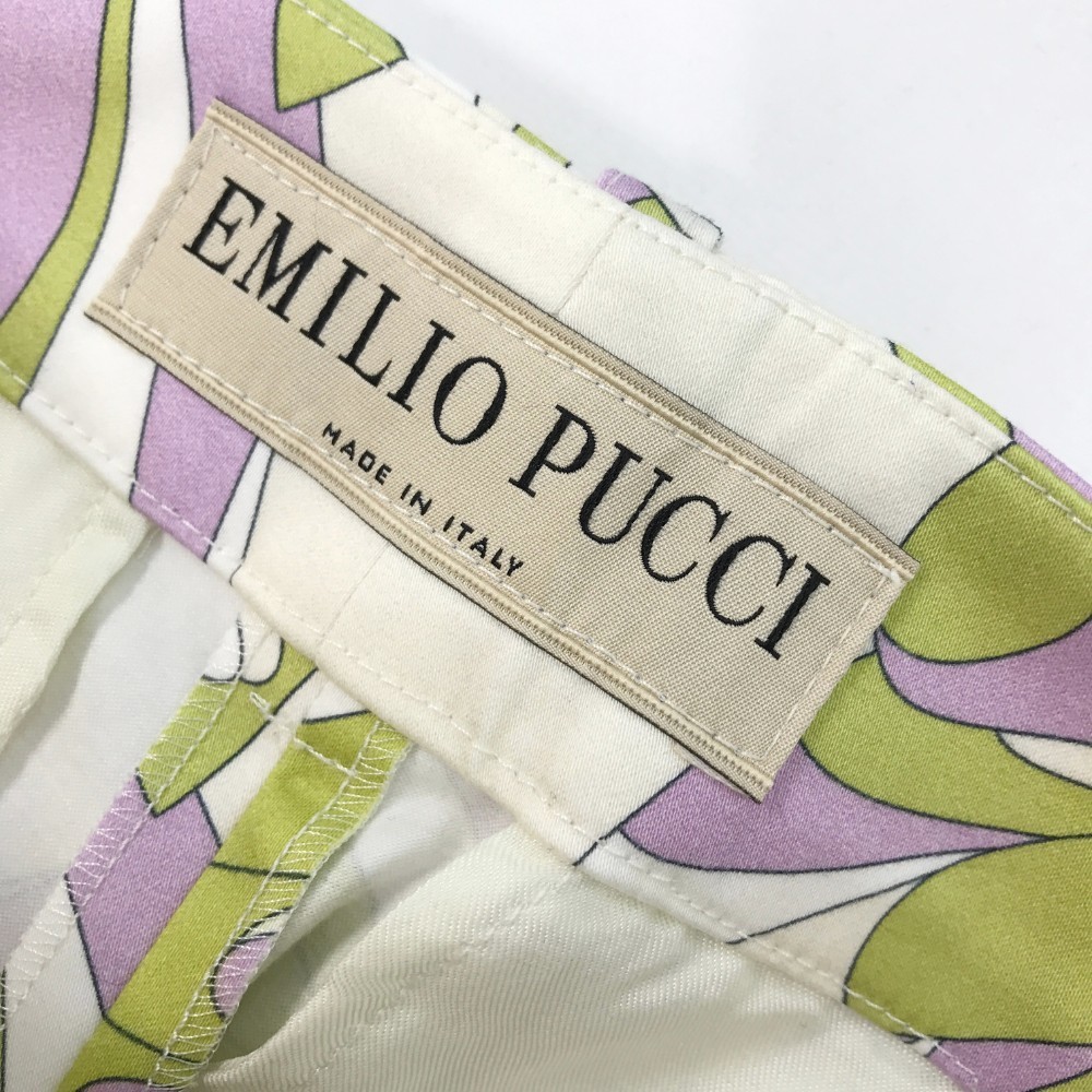 【新品】EMILIO PUCCI エミリオ プッチ 2ERU25 キュロットパンツ 総柄 ベージュ系 40 [240101108183] レディース_画像5