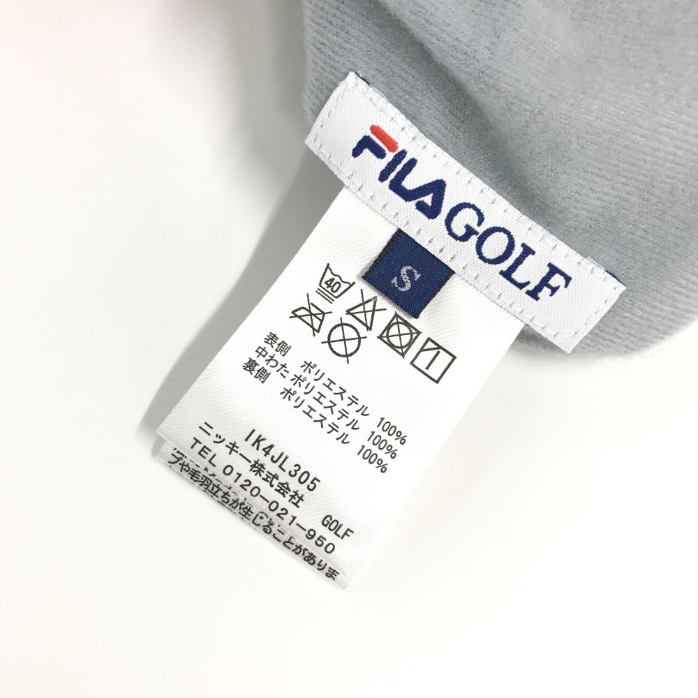 【1円】FILA GOLF フィラゴルフ リバーシブル 中綿スカート 総柄 ホワイト系 s [240001875425] レディース_画像7