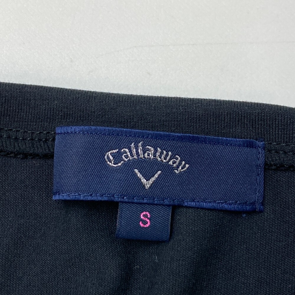CALLAWAY キャロウェイ 2022年モデル ハイネック 半袖Tシャツ ブラック系 S [240101114992] ゴルフウェア レディース_画像3
