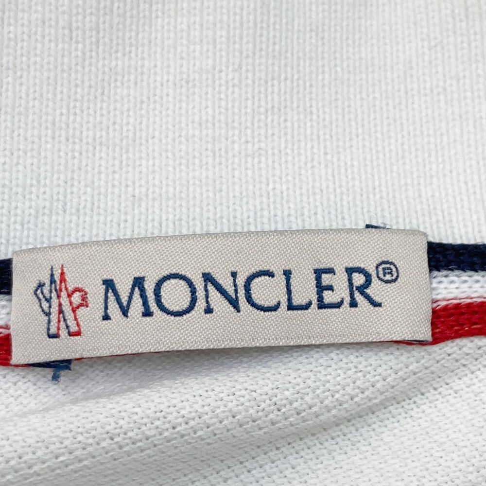 MONCLER モンクレール D10918304300 半袖ポロシャツ ホワイト系 XL [240101091676] メンズ_画像3