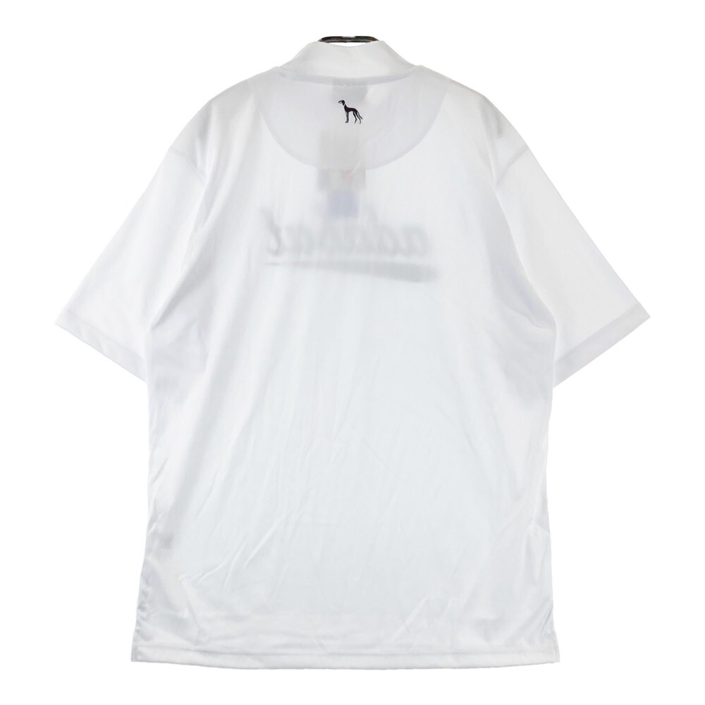 【新品】ADABAT アダバット ハイネック 半袖Tシャツ ホワイト系 LL [240101020283] ゴルフウェア メンズの画像2