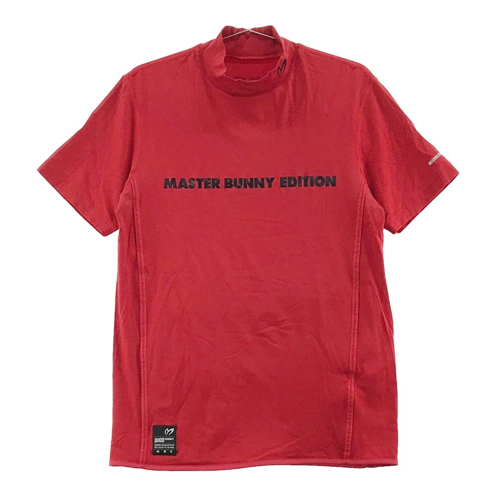 MASTER BUNNY EDITION マスターバニーエディション 2022年モデル ハイネック 半袖Tシャツ レッド系 5 [240001929989] ゴルフウェア メンズ_画像1