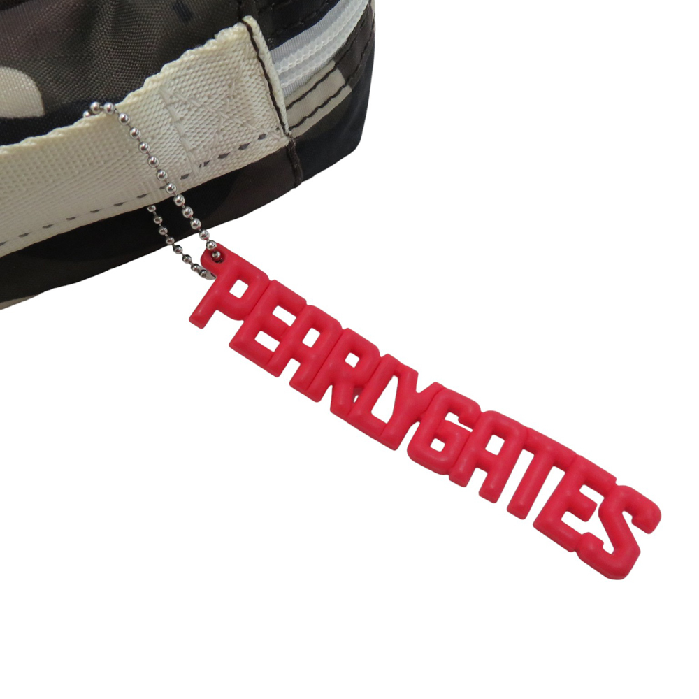 PEARLY GATES パーリーゲイツ ラウンドポーチ Samsonite RED 迷彩 カモフラ柄 カーキ系 [240101151688] ゴルフウェアの画像9