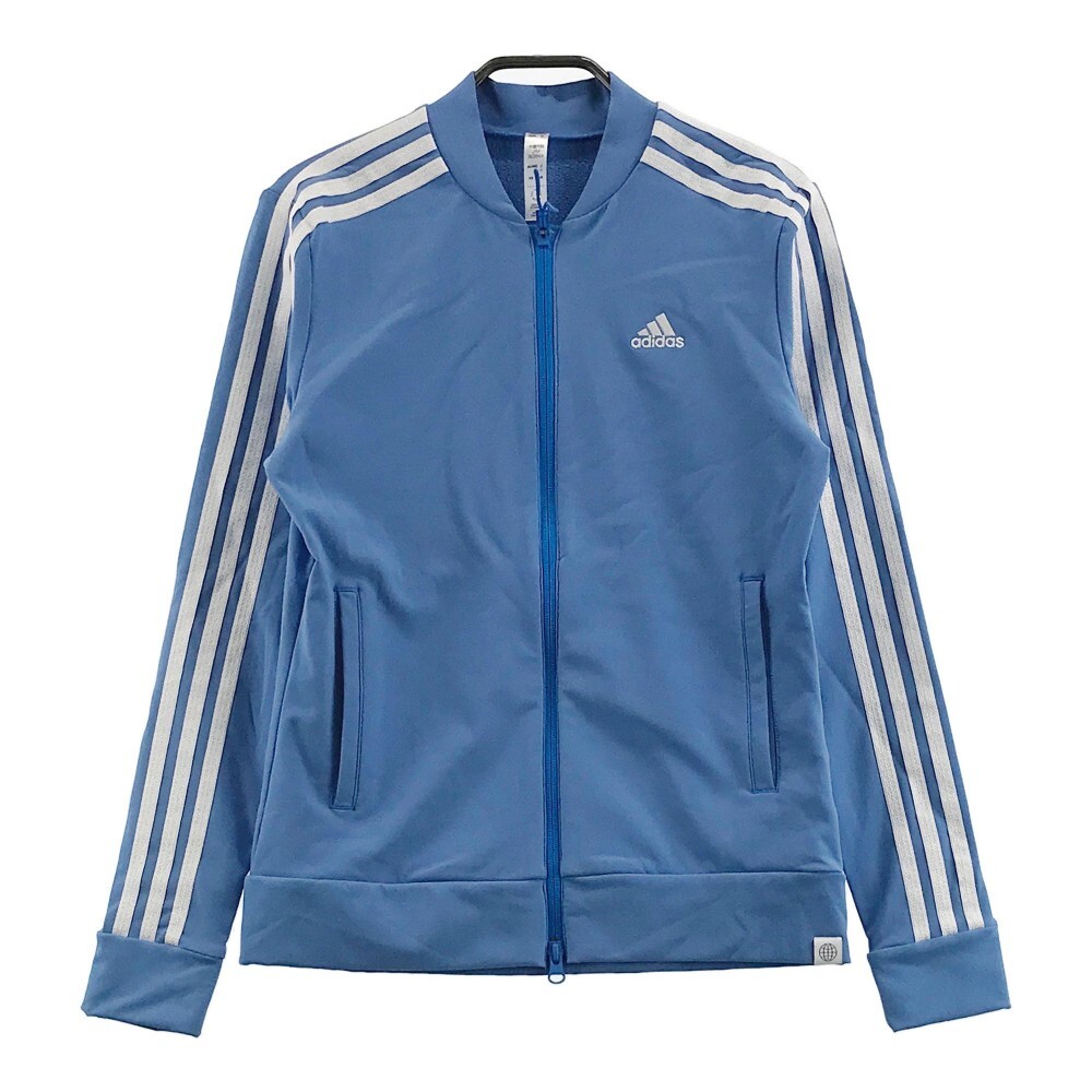 【新品】ADIDAS GOLF アディダスゴルフ 2022年モデル トラックジャケット スリーストライプス ブルー系 M [240001807952] ゴルフウェア