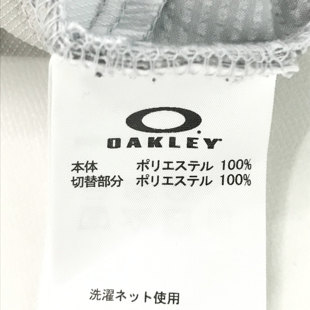 OAKLEY オークリー 2020年モデル ハーフパンツ スカル刺繍 シアサッカー グレー系 JPN 30 [240001776596] ゴルフウェア メンズ_画像8