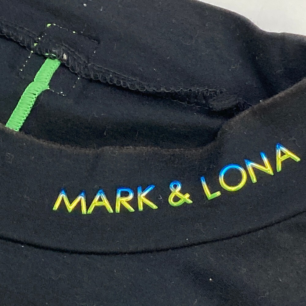 MARK&LONA マークアンドロナ ハイネック 半袖Tシャツ ブラック系 46 [240101148182] ゴルフウェア メンズの画像3