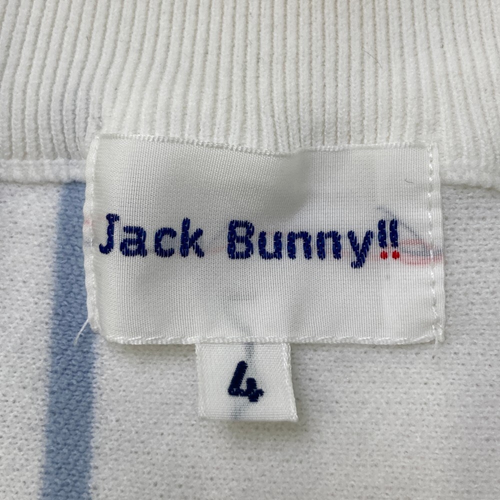 JACK BUNNY ジャックバニー ハーフジップ ニットセーター ホワイト系 4 [240101154226] ゴルフウェア メンズ_画像3