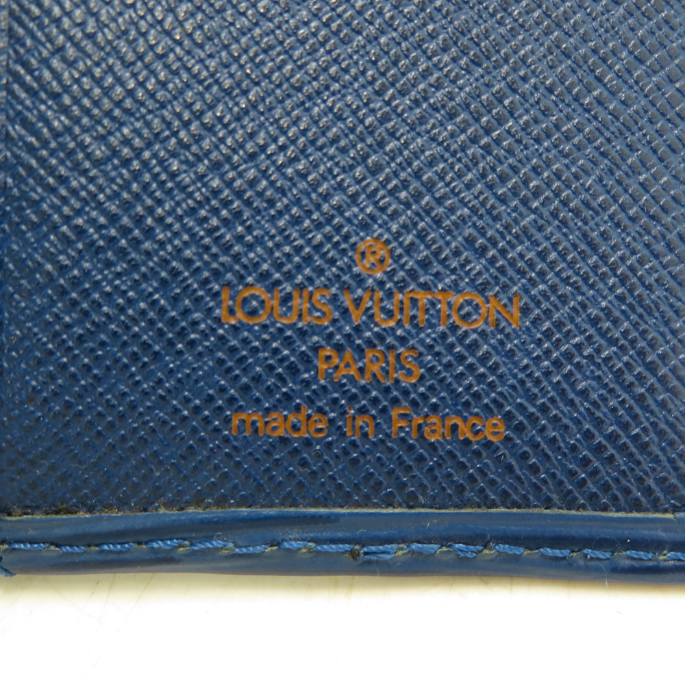 LOUIS VUITTON ルイ ヴィトン M56575/SR0010 カードケース ポシェット カルト ヴィジッ エピ ブルー系 [240101146966]の画像6