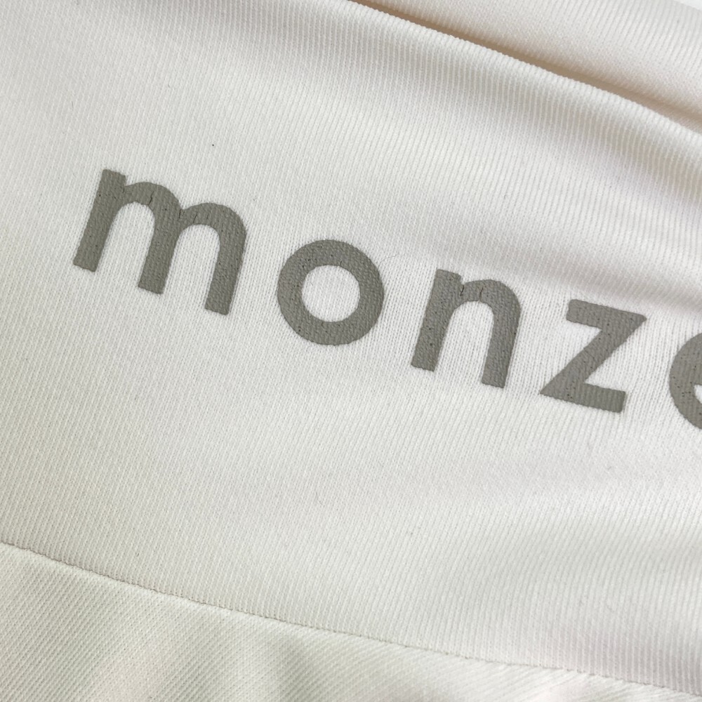 MONZEE モンジー モックネック半袖Tシャツ ホワイト系 M [240101031455] ゴルフウェア レディース_画像5
