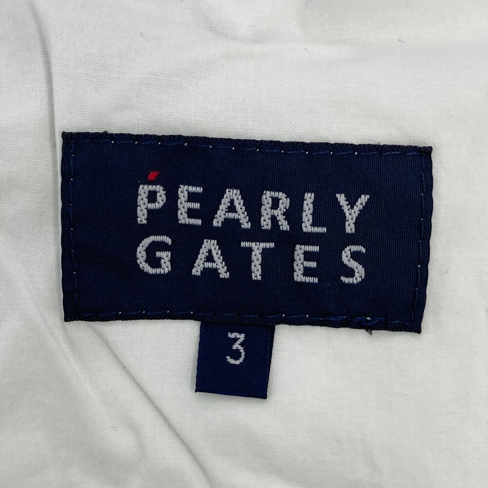 PEARLY GATES パーリーゲイツ ストレッチハーフパンツ チェック ストライプ柄 ネイビー系 3 [240101026403] ゴルフウェア メンズ_画像5