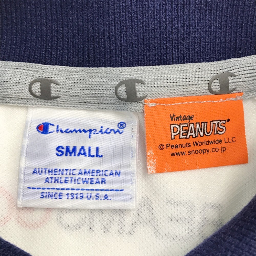 CHAMPION GOLF チャンピオンゴルフ ×BEAMS GOLF 半袖ポロシャツ スヌーピー ホワイト系 SMALL [240001785804] ゴルフウェア メンズの画像6