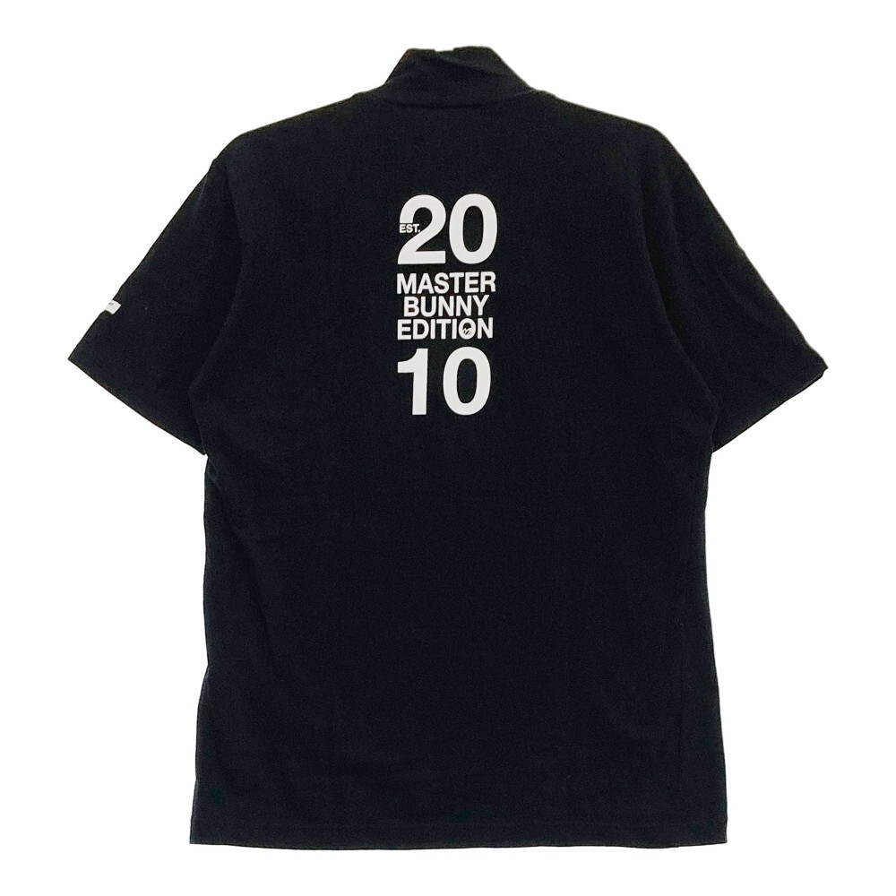 MASTER BUNNY EDITION マスターバニーエディション 10周年モデル ハイネック 半袖Tシャツ ブラック系 5 [240101114973] ゴルフウェア_画像2