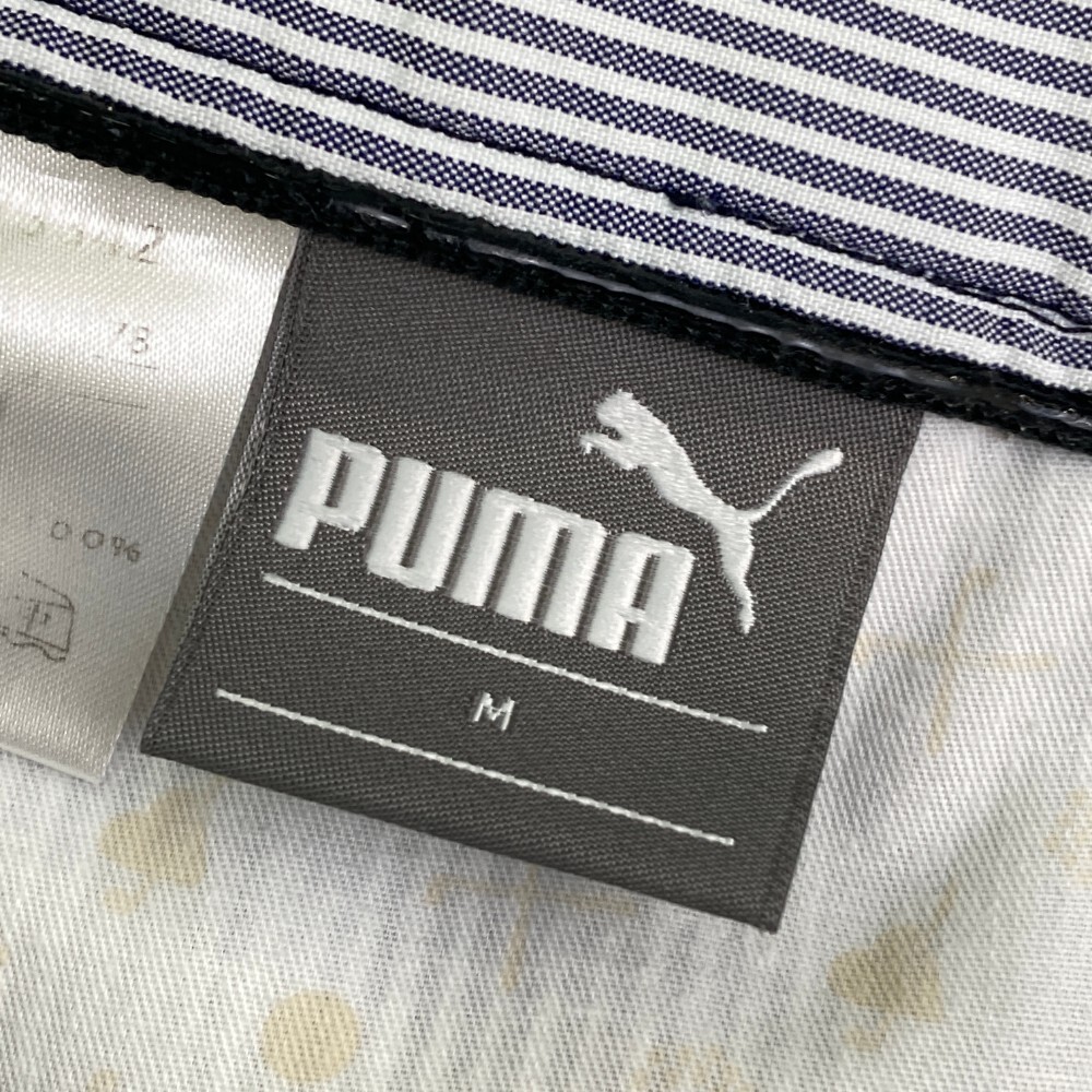 PUMA GOLF プーマゴルフ ハーフパンツ ストライプ柄 ブルー系 M [240101124767] ゴルフウェア メンズ_画像3