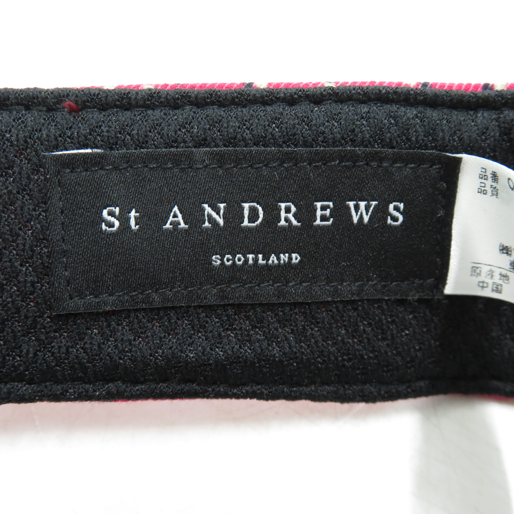 ST ANDREWS цент Andrew s козырек общий рисунок розовый серия FR [240101150363] Golf одежда 