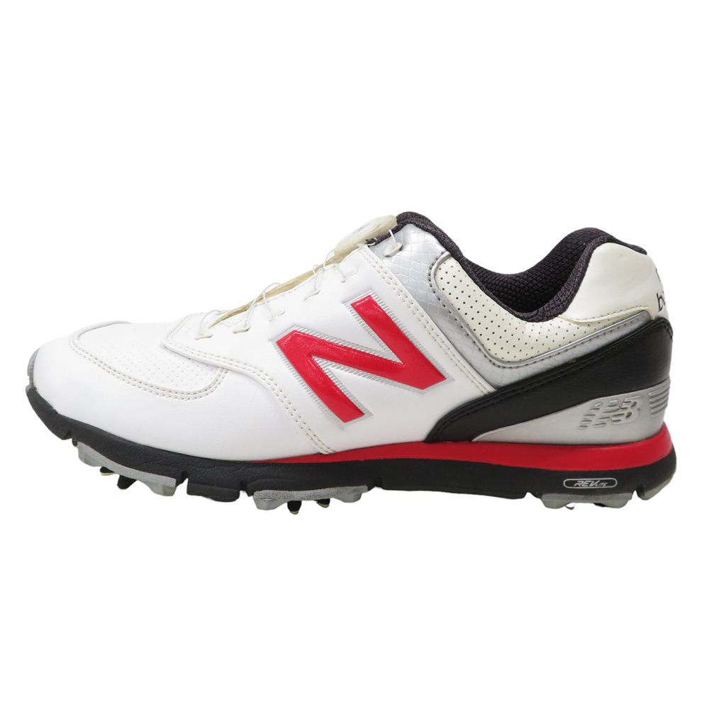 【1円】NEW BALANCE ニューバランス MGB574WR BOA ゴルフシューズ ホワイト系 25.5cm [240101063001] メンズ_画像4