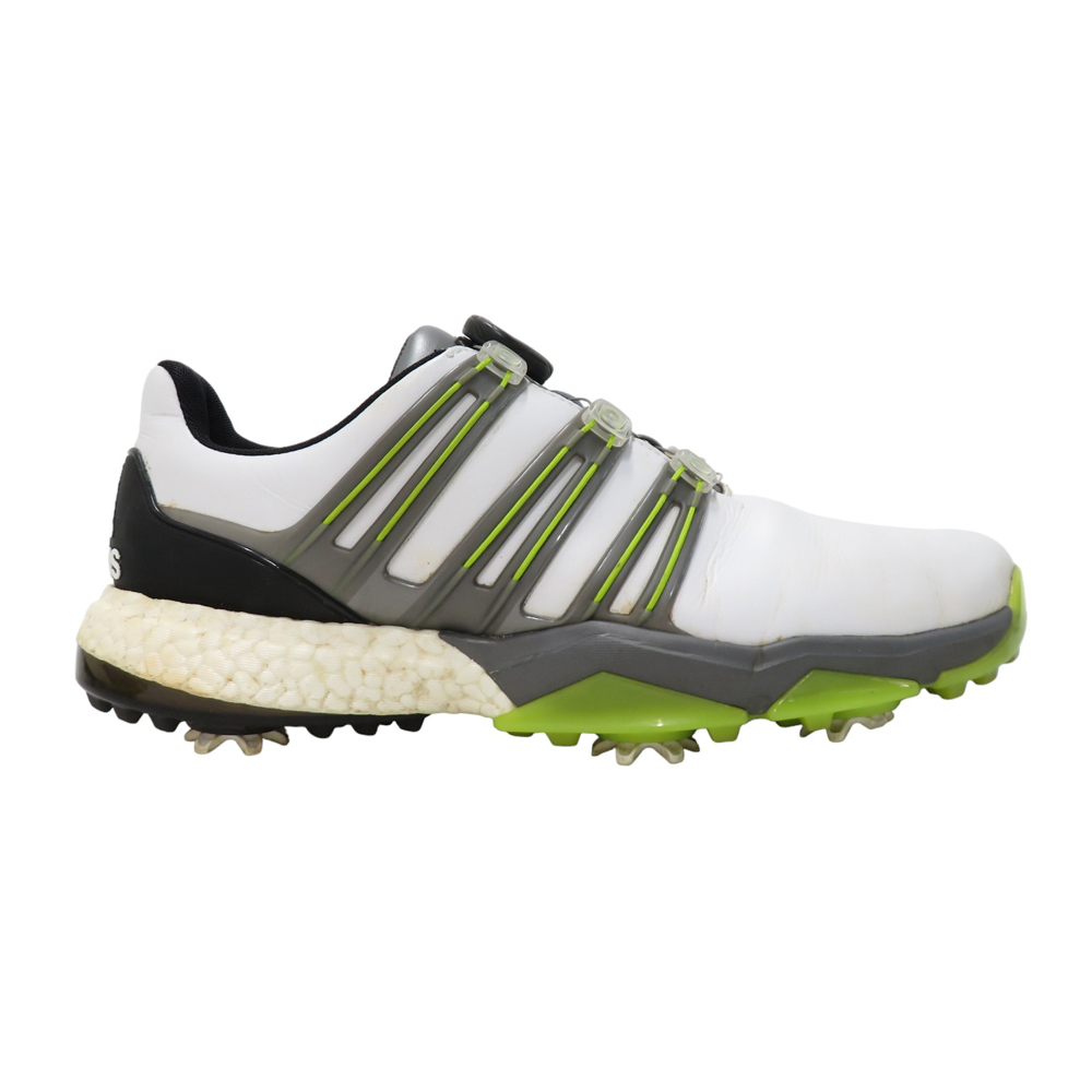 【1円】ADIDAS GOLF アディダスゴルフ Q44848 ゴルフシューズ パワーバンド ボア ホワイト系 25.0cm [240101086372] メンズ_画像4