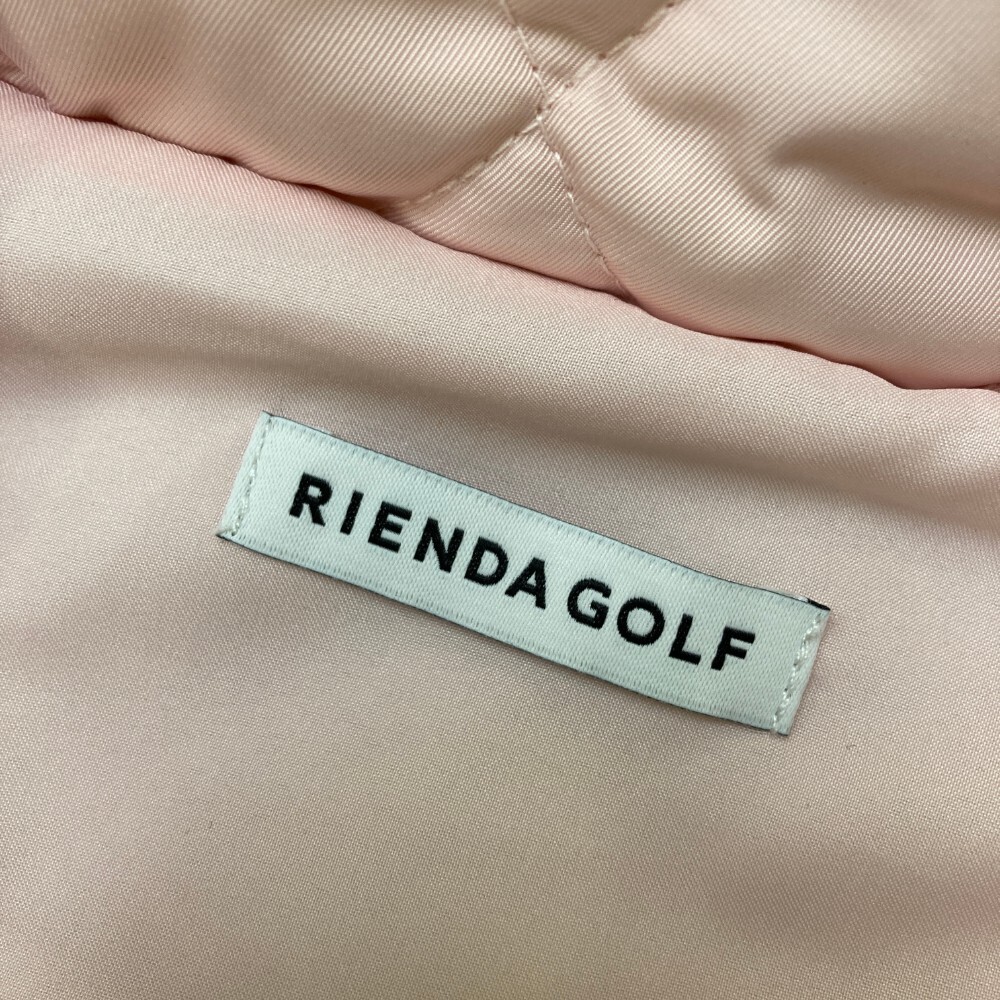 【1円】RIENDA GOLF リエンダゴルフ 中綿ジャケット ピンク系 S [240101137568] レディースの画像4