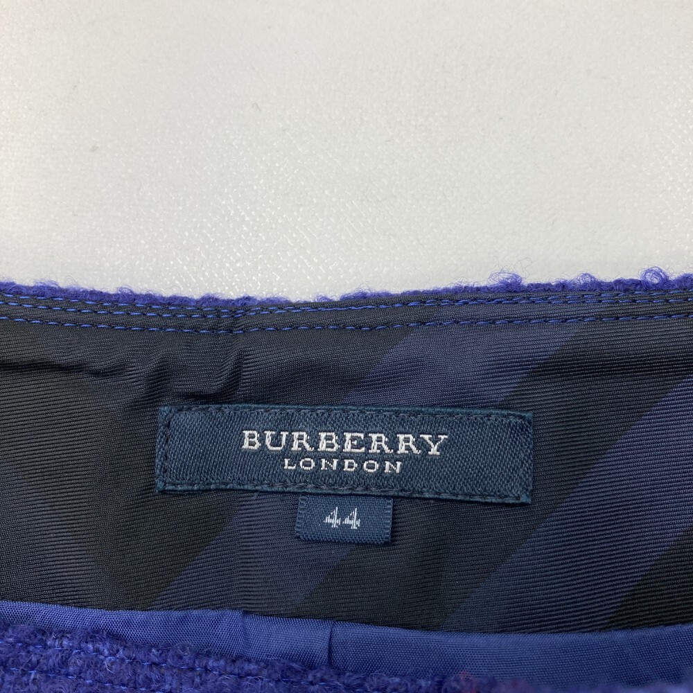 BURBERRY バーバリー タイトスカート アルパカ混 ブルー系 44 [240001490630] レディース_画像3